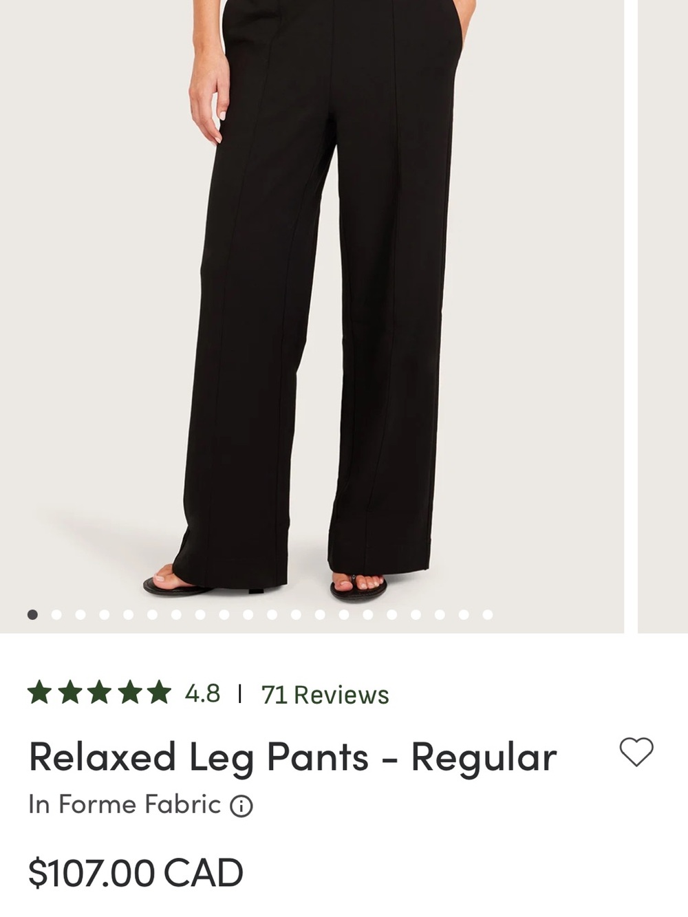 Boody Relaxed Leg Pants | Black | XL